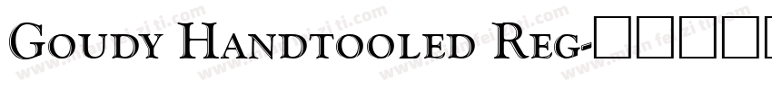 Goudy Handtooled Reg字体转换